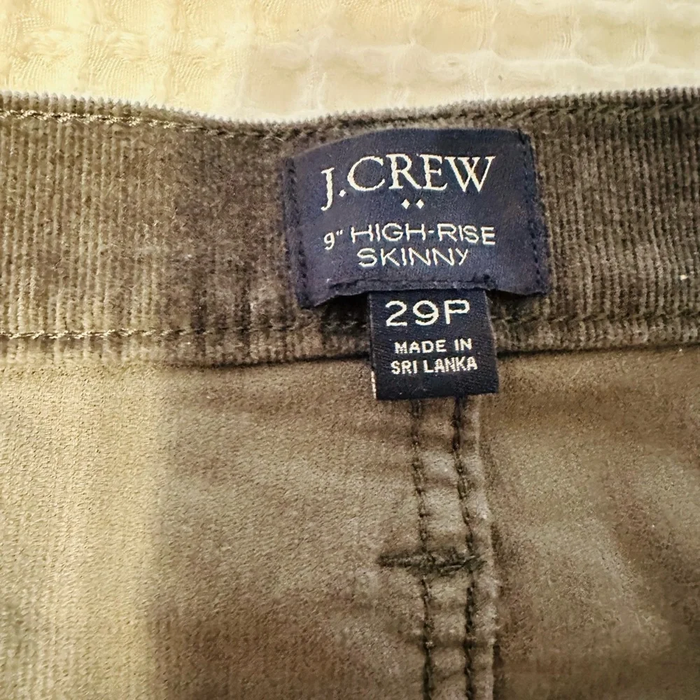 J Crew Jeans Womens 29P Grey Corduroy 9